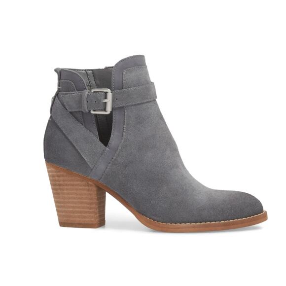Sam Edelman Maurine Bootie in Stone Blue Suede Size 9.5 - Picture 1 of 9